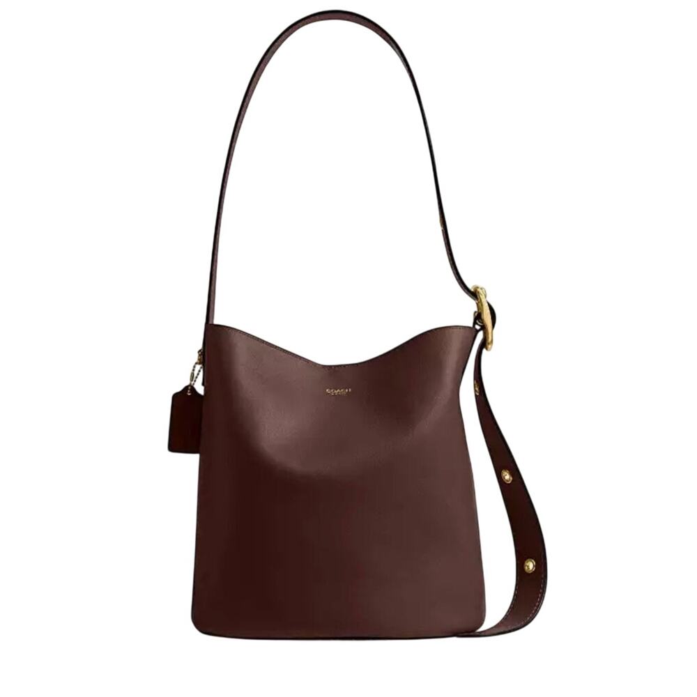 Coach Leather Maple Bleecker with Matching Pouch NWT MSRP $450
